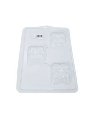 Forma de Plástico - Modes com desenho de Massageadores para biscuit