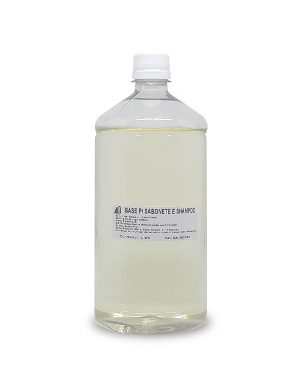 Base para sabonete e shampoo - Transparente - 1 litro