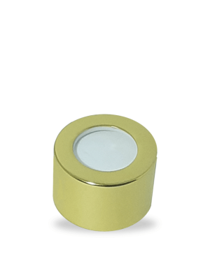 Tampa Metal Luxo Rosca 28 Cor Ouro
