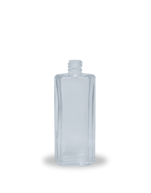 Vidro 100 ml Transparente com rosca de 18