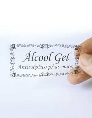 Etquetas colante Alcool GEl
