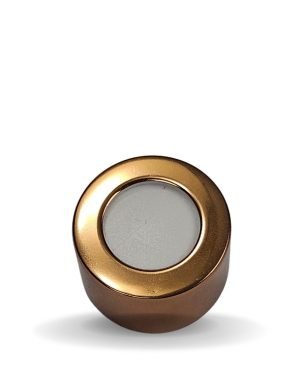 Tampa Metal Luxo Com Furo Rosca 28-410 - Bronze