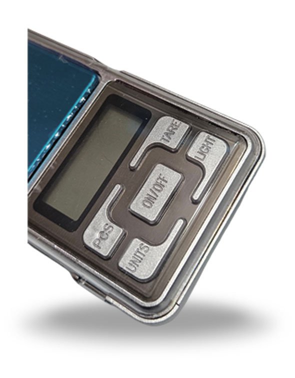 Imagem teclado da Mini Balança Digital de Bolso - 1 grama até 500 gramas